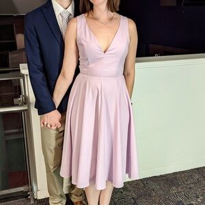 Of My Dreams Lavender Midi Dress Lulus